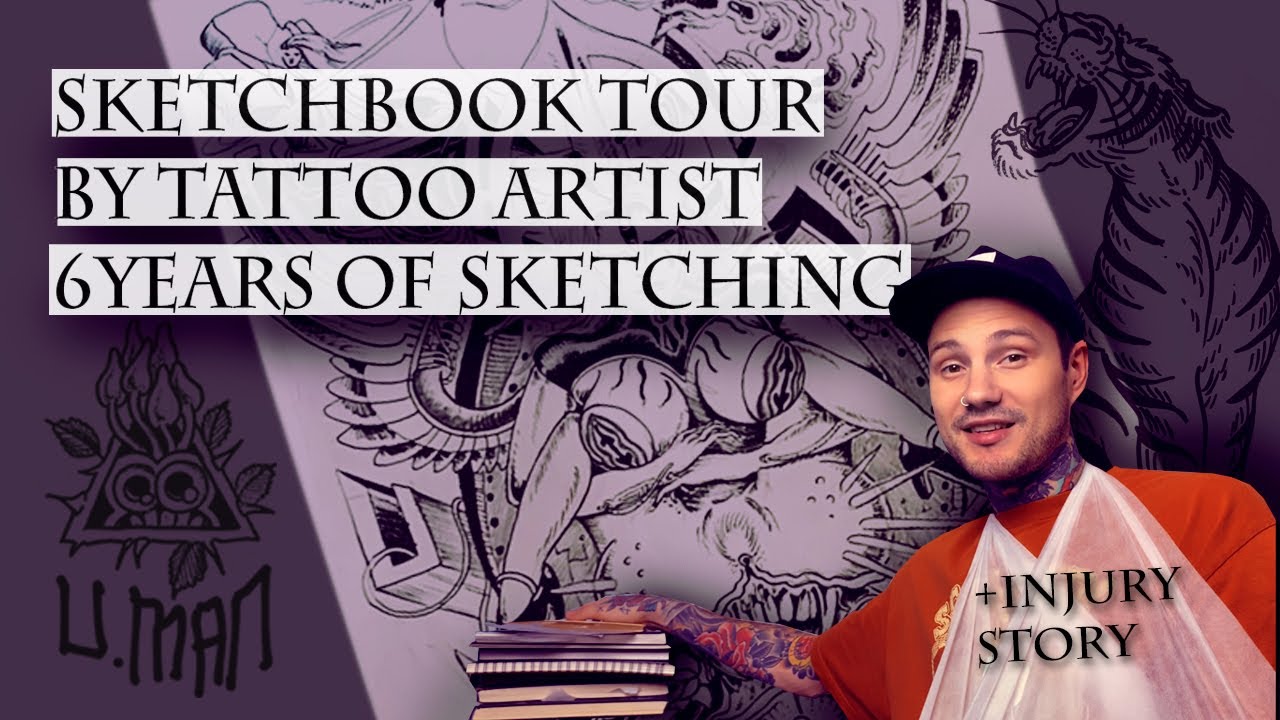 Sketchbook tour | Traditional tattoos | Illustration