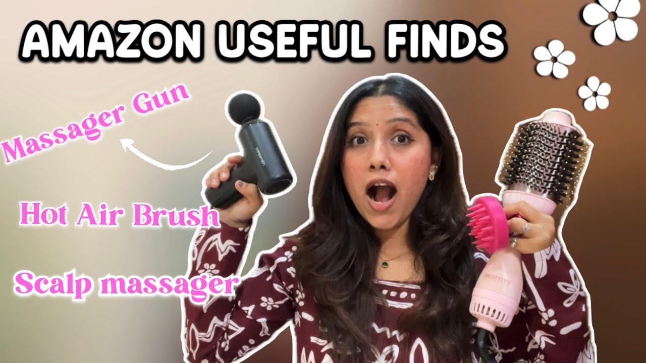 Amazon Useful Finds 😳 Massager Gun , Hairstyling tools / Products Under Budget 💕 Amazon Haul