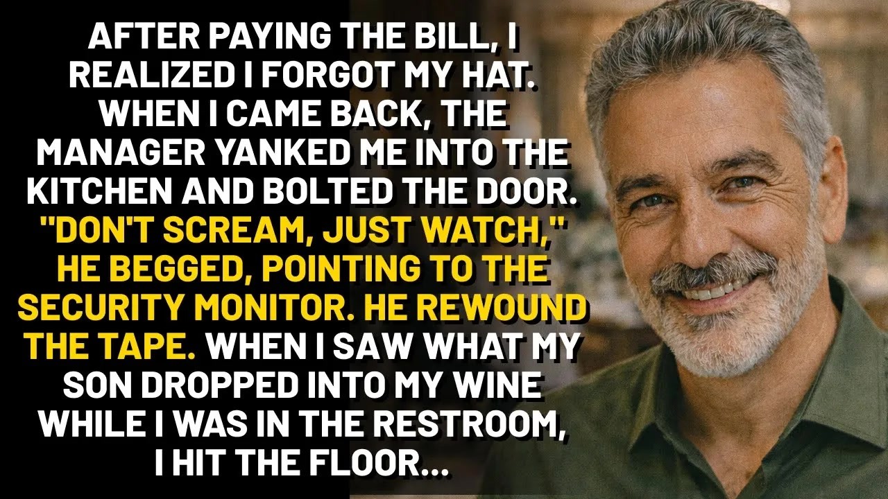 I Forgot My Purse. The Manager Showed Me A Video Of My Son Spiking My Drink...