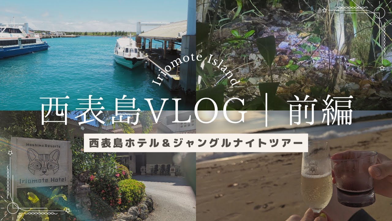 西表島旅行Vlog【前編】｜星野リゾート西表島ホテルで秘境ジャングルナイトツアー体験
