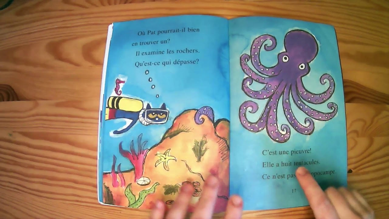 Fun French Book reading: Pat sous la mer (