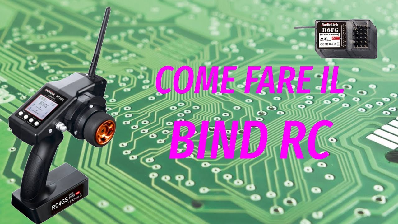 BIND RC car how to make, diy abbinamento radiotrasmittente e ricevente