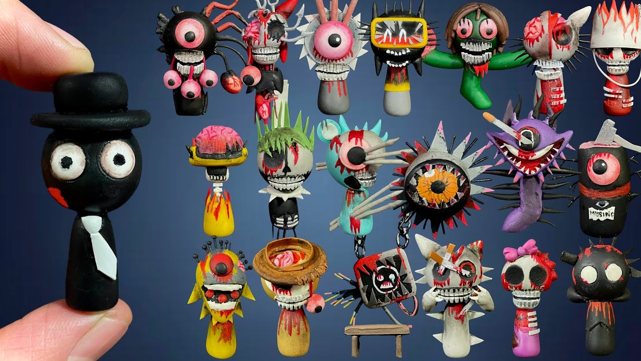 Toda la FASE 7 de SPRUNKI de PLASTILINA (COMPILACIÓN)