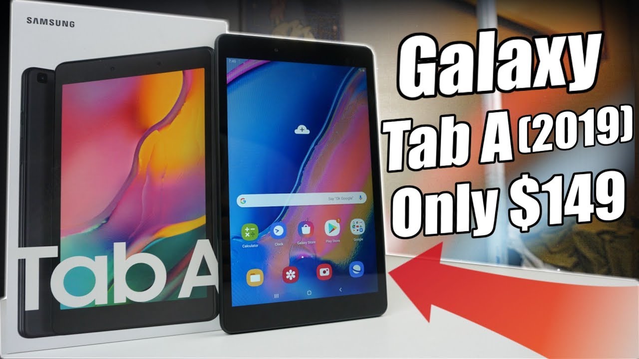 Распаковка и первый взгляд на Samsung Galaxy Tab A 8,0 дюймов (выпуск 2019 года)!