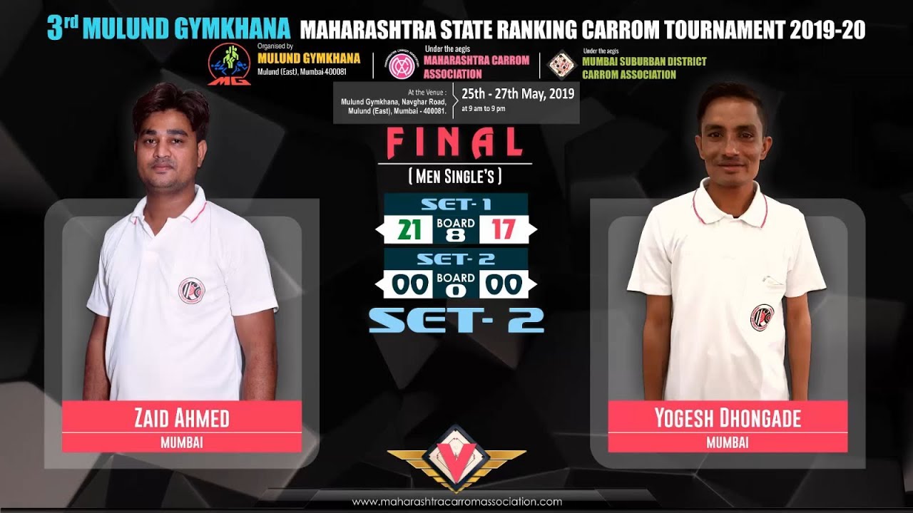 FINAL-SET-2: ZAID AHMED (MUMBAI) VS YOGESH DHONGADE (MUMBAI)