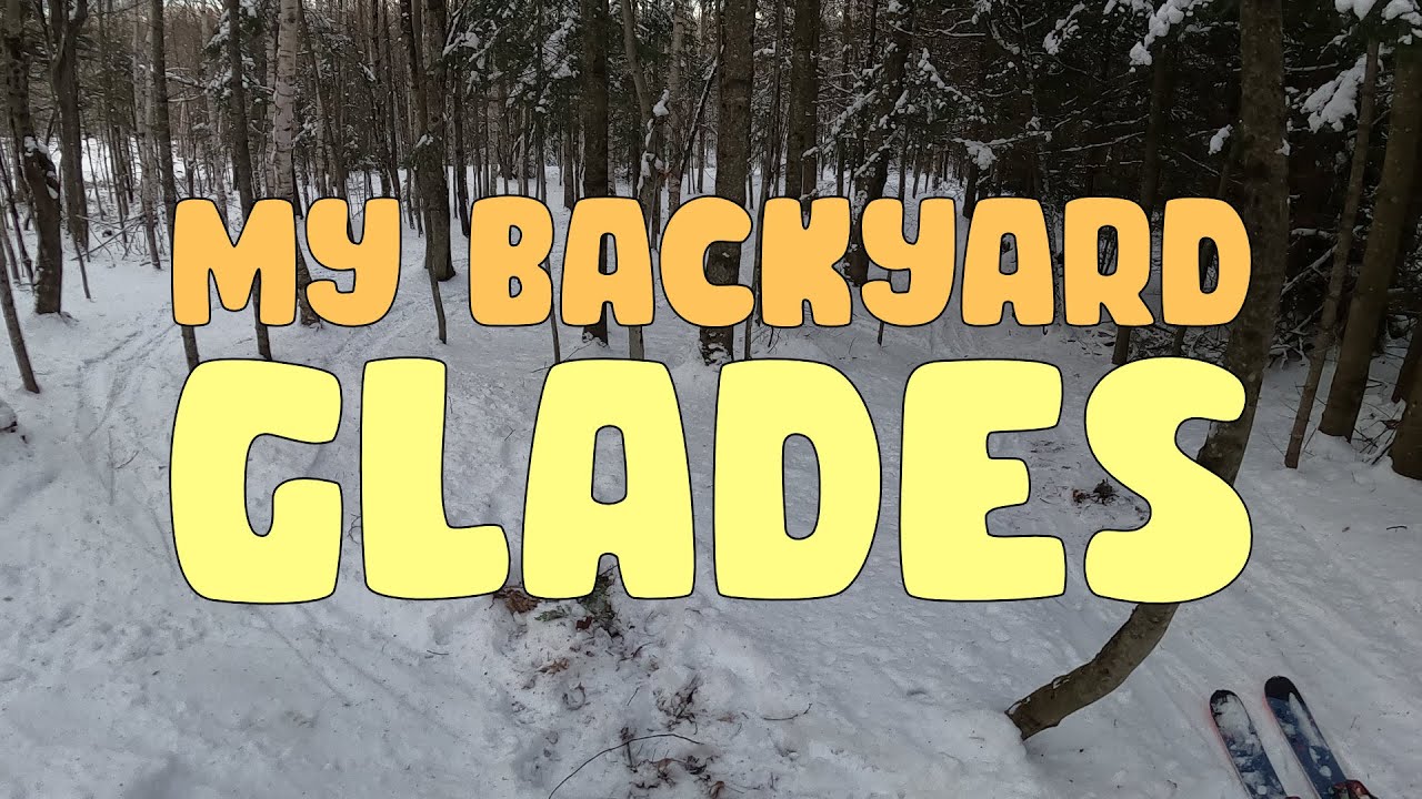 Skiing Your Own Backyard Glades is Awesome!