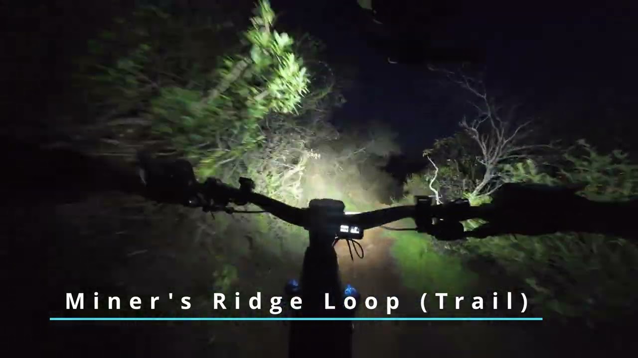 Black Mountain   Miner's Ridge Loop Sun , Feb 22, 2026 Night Ride Down The Mountain