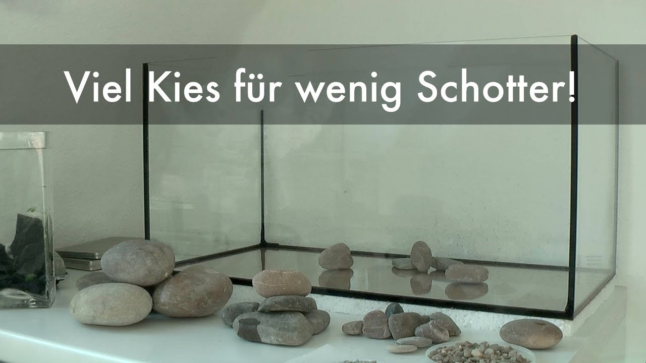 Geld sparen beim Aquariumkies? | Saving money by buying aquarium pebbles?