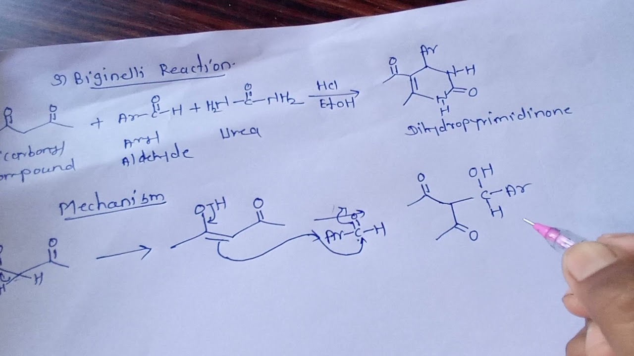 L-3 CHO - 451 MSc -ll Multicomponent Reaction ( Biginelli Reaction)