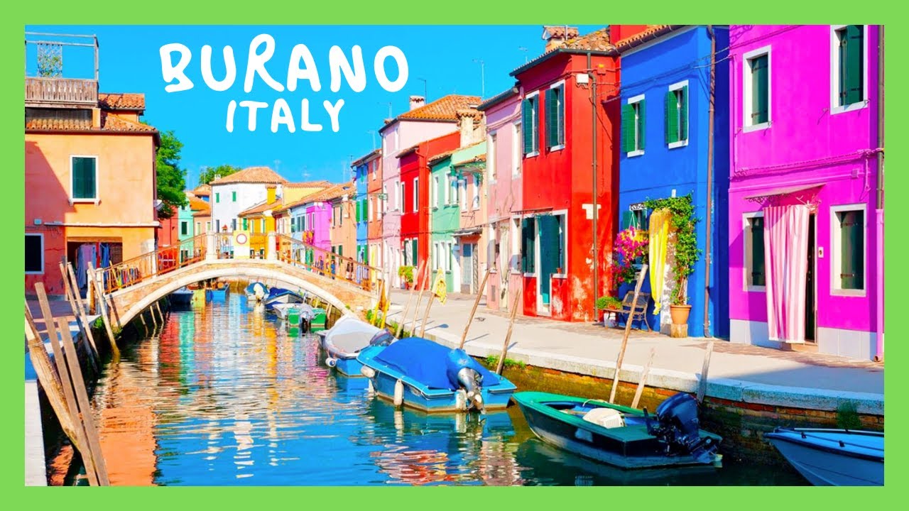 Burano L'isola Colorata | Drone 4K