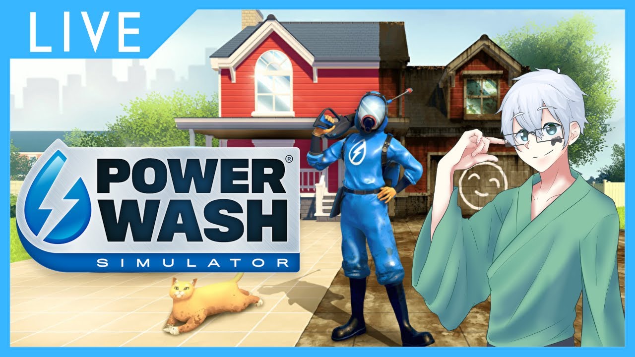 【縦型配信】PowerWashSimulatorでお掃除！ #縦型配信 #配信  #shorts  #縦型フィード #short
