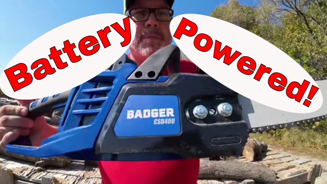 Best Battery Powered Chainsaw! - Wild Badger CSB40U