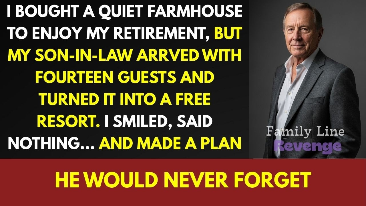 My Son-in-Law Turned My Farmhouse Into a Free Resort — So I Taught Him Respect