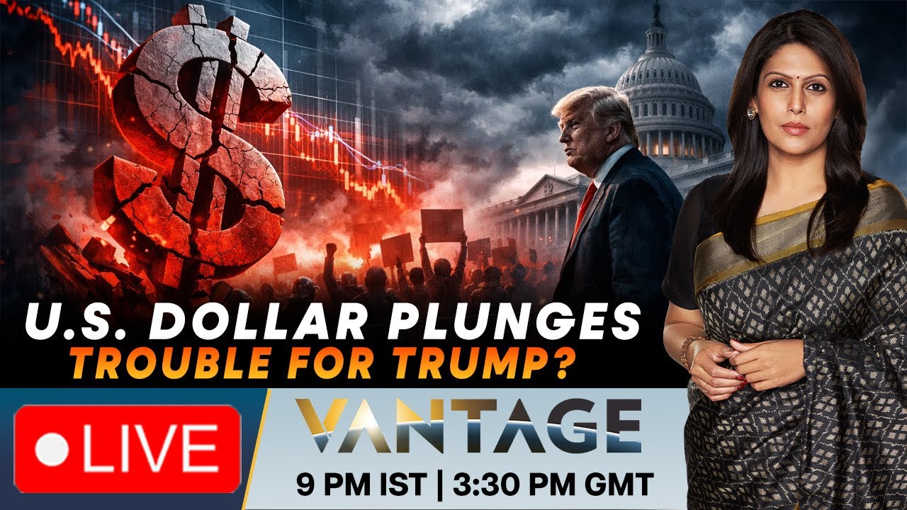 LIVE: Trump Claims the Dollar Is “Great” as Currency Falls to 4-Year Low | Vantage with Palki Sharma