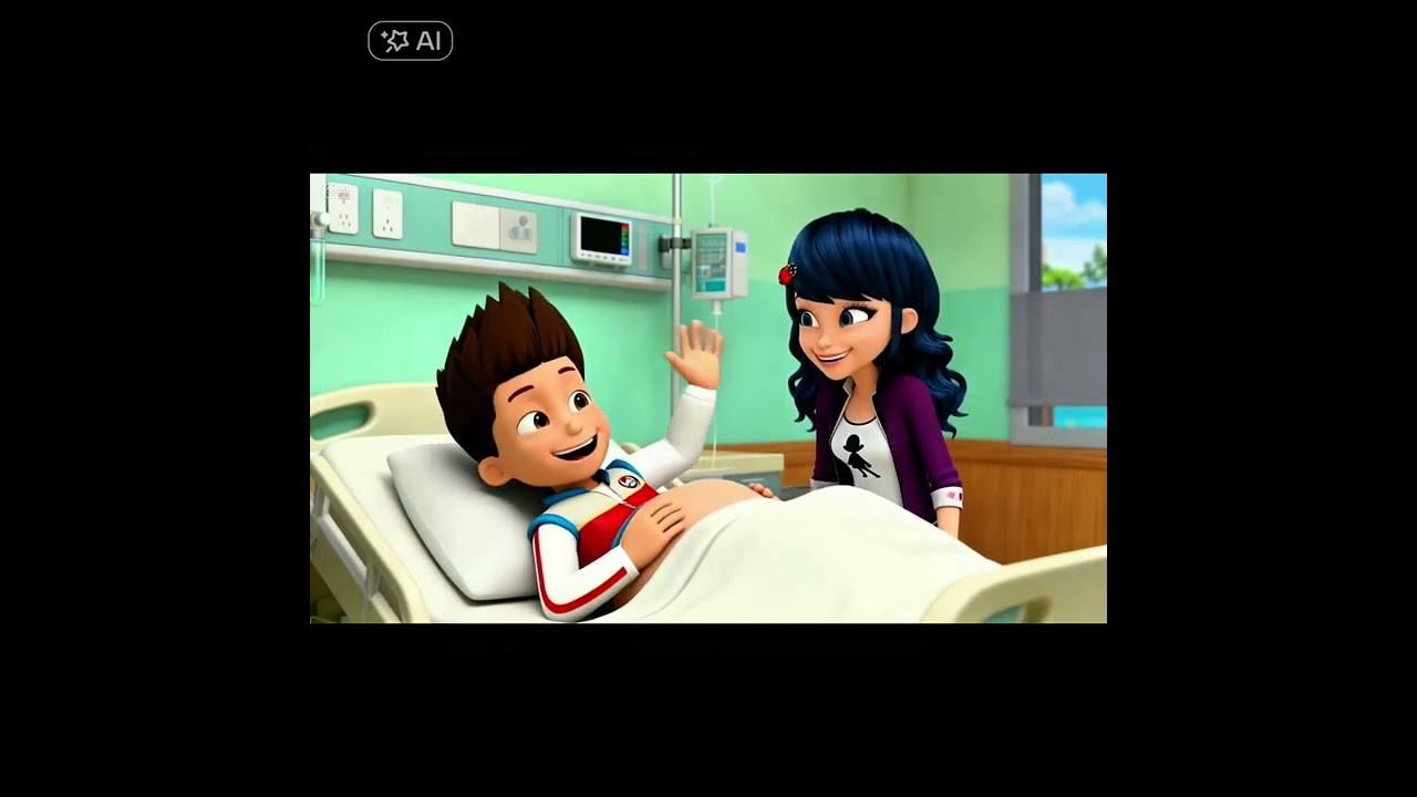 Parte 8 de marirydertte cuando nace el bebé de marinette y ryder de los paw 