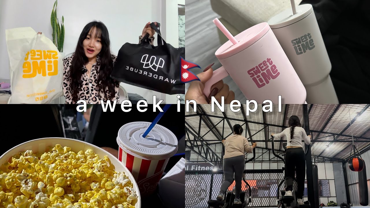 Living with Family in Nepal || gym, shopping haul, movie dates 🌷