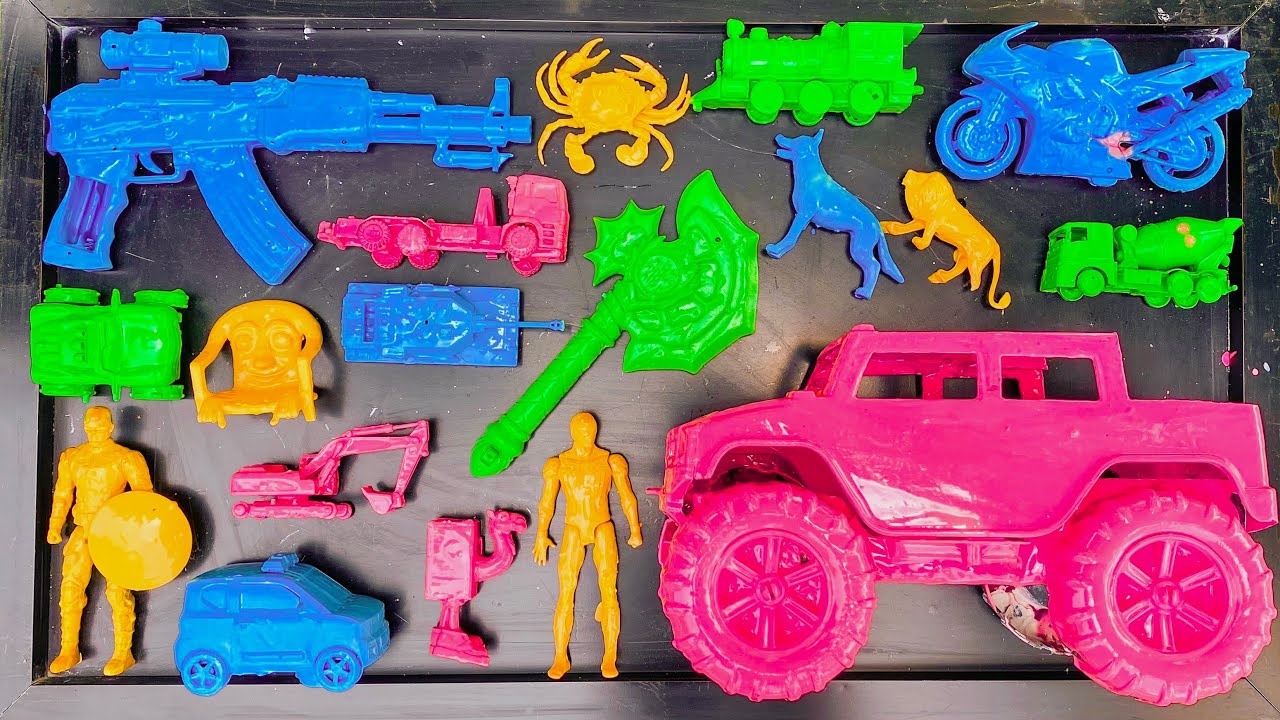 Membersihkan mobil mobilan, Truk pasir, mobil balap, truk molen, mobil monster, police car,selinder