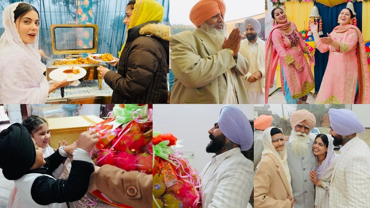 VIAH DIAN CELEBRATIONS SHURU | PATH DA BHOG | SARIAN NU PEKEYAN DI KHUSHI | INDER & KIRAT