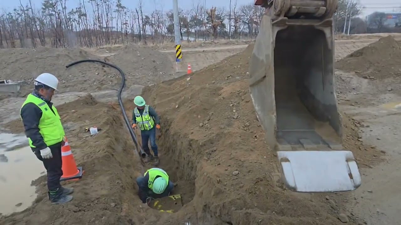 (전기현장 4화) 빡정포크 오늘도 터파기 #굴착기 #굴착기작업 #excavator #일상 