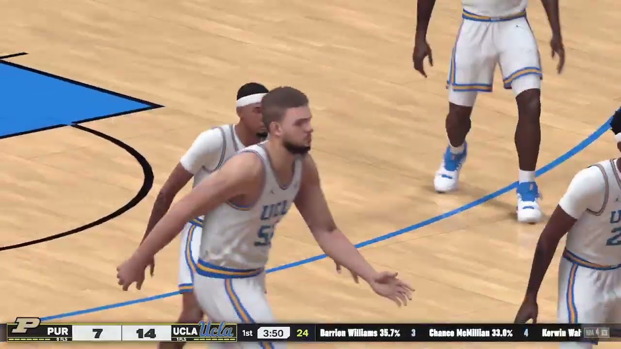 NCAA 2K25 4 Purdue at UCLA