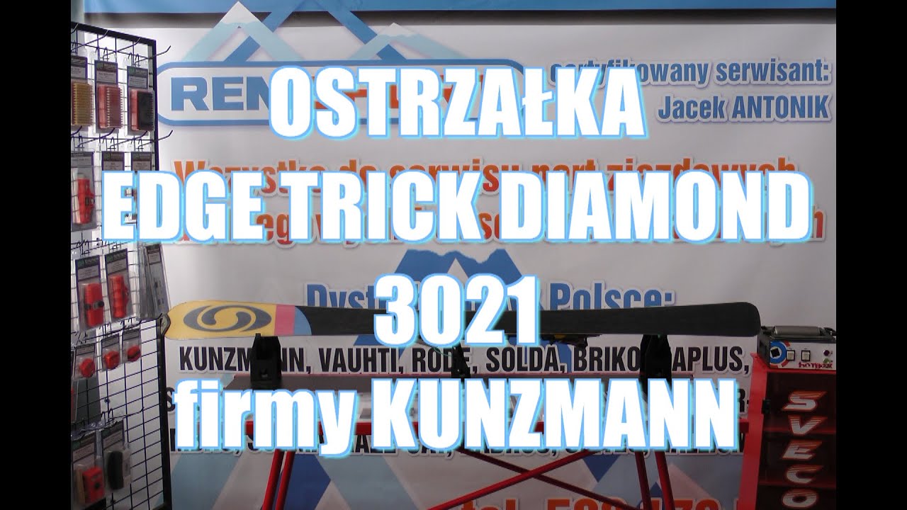 Ostrzałka narciarsko-snowboardowa Edge Trick Diamond KUNZMANN - 3021