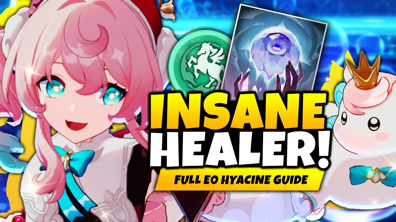 STRONGEST HEALER! BEST E0 HYACINE Guide & Build [Best Relics, Light Cones & Teams] - Star Rail