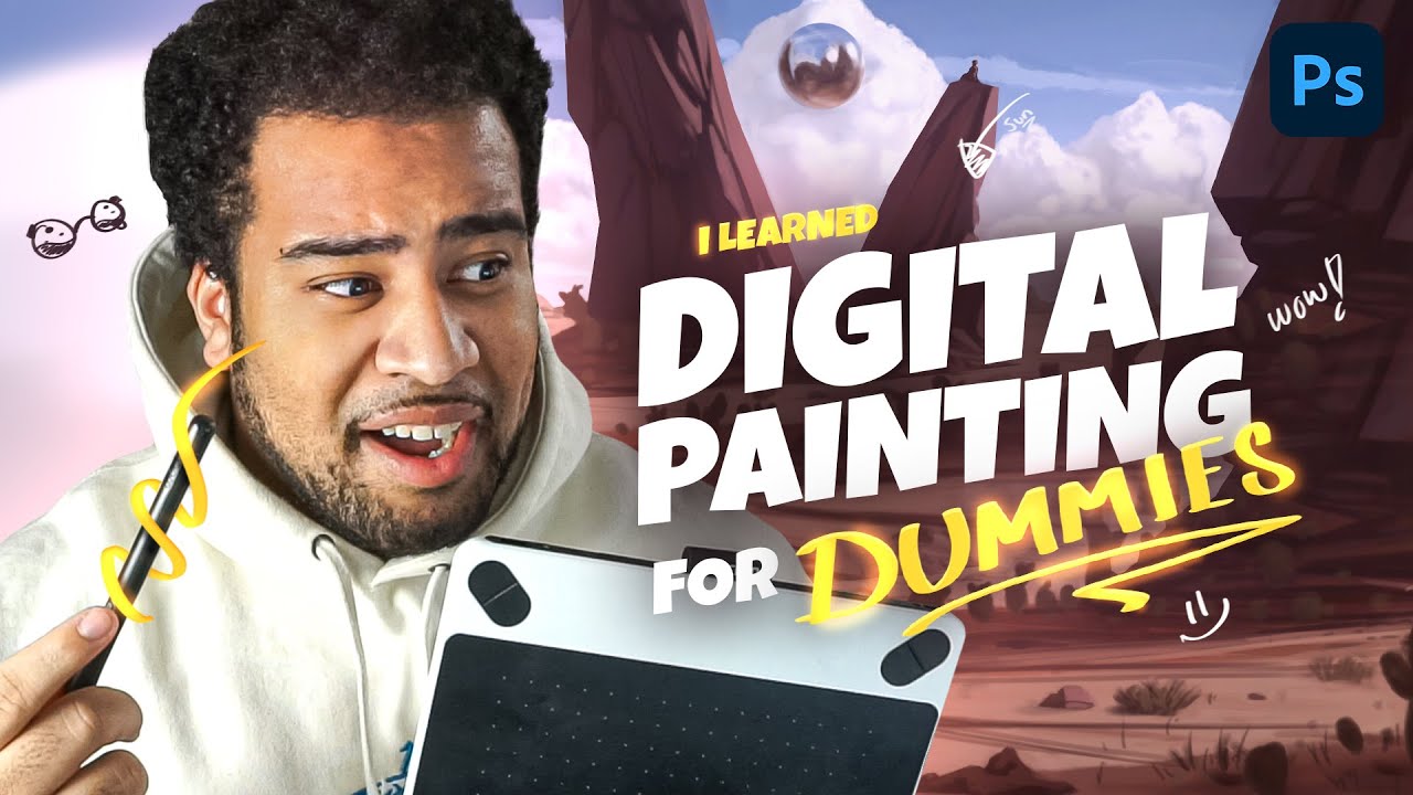 Learning Digital Painting Basics for DUMMIES ft. Jesperish