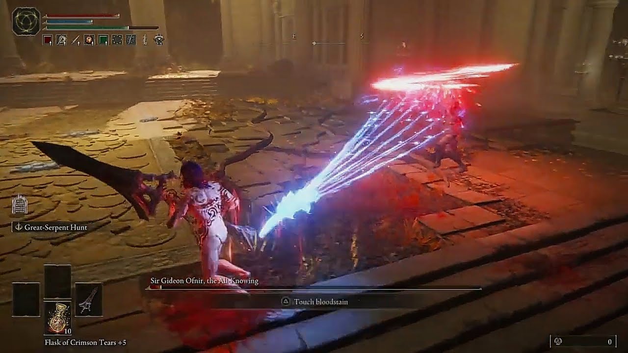 Sir Gideon Ofnir - RL1, no damage taken