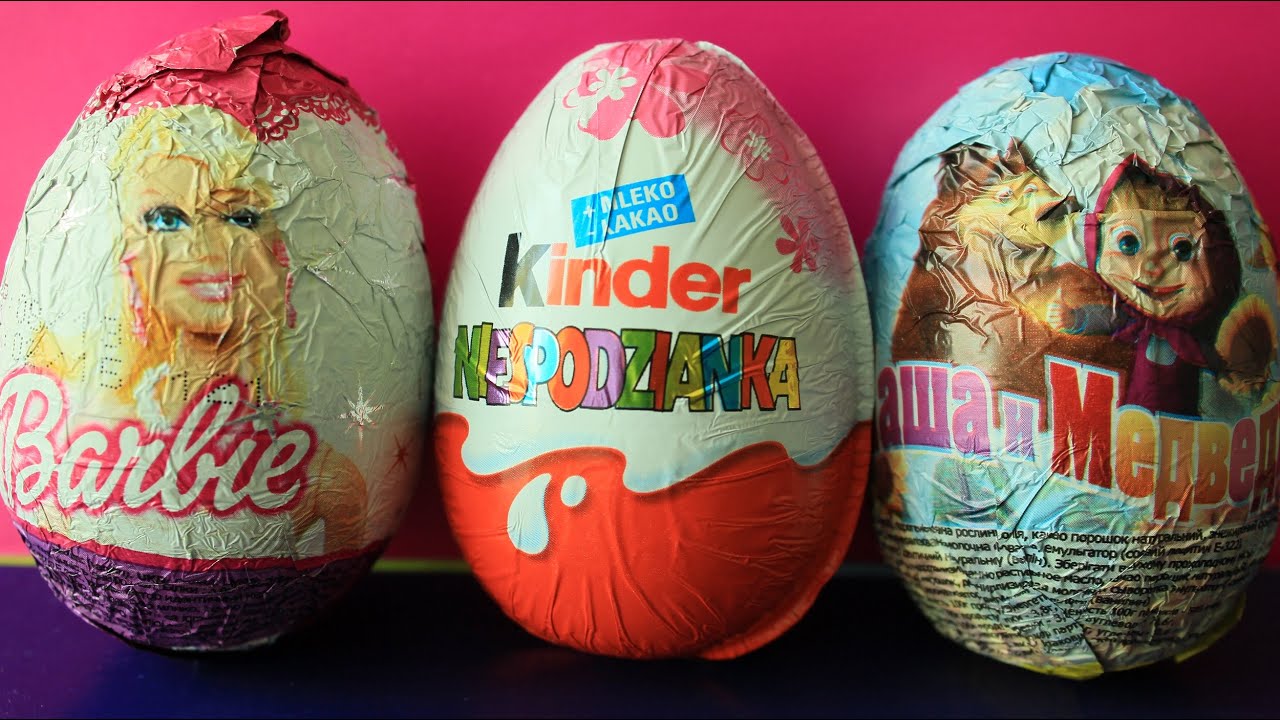 Egg Surprise Barbie Kinder Surprise Disney Egg Маша и Медведь