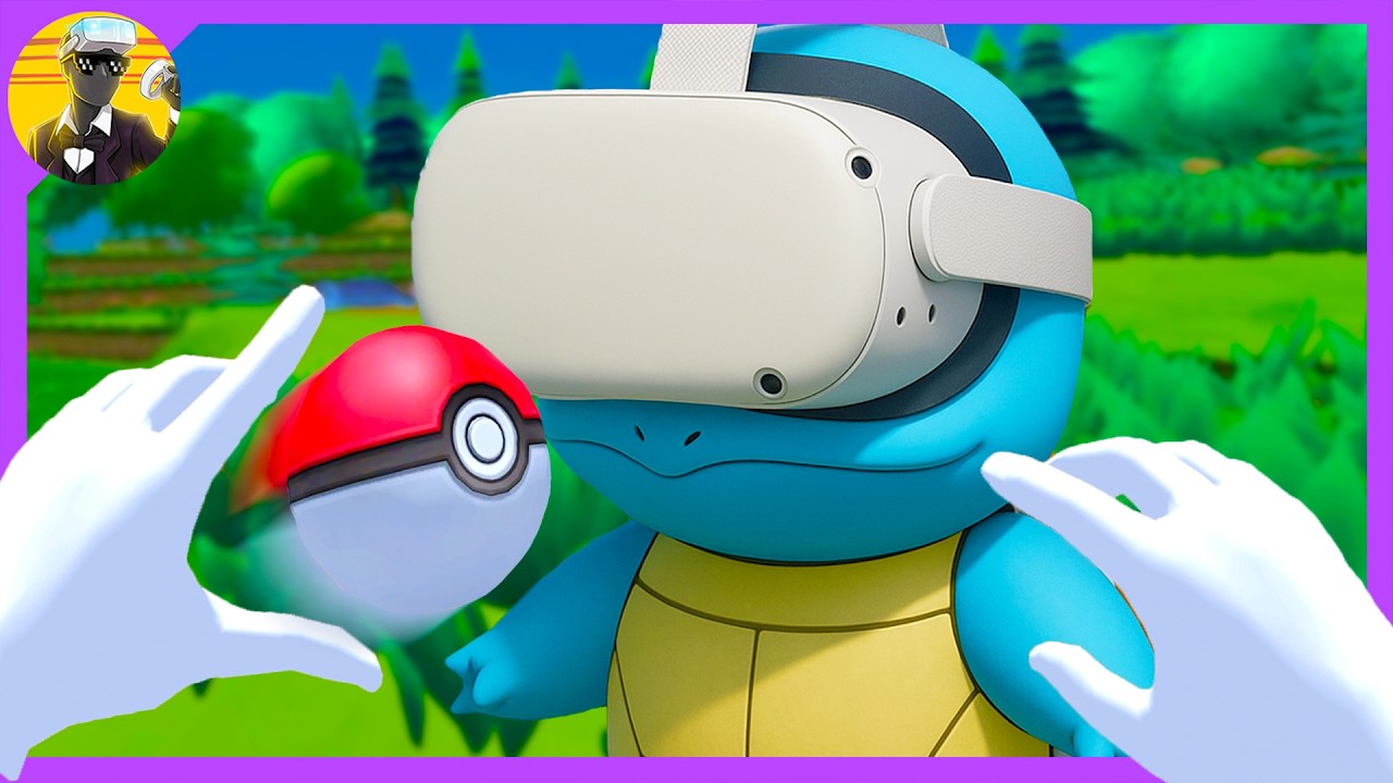 I Tried Catching Pokemon in Virtual Reality! - Pokemon VR