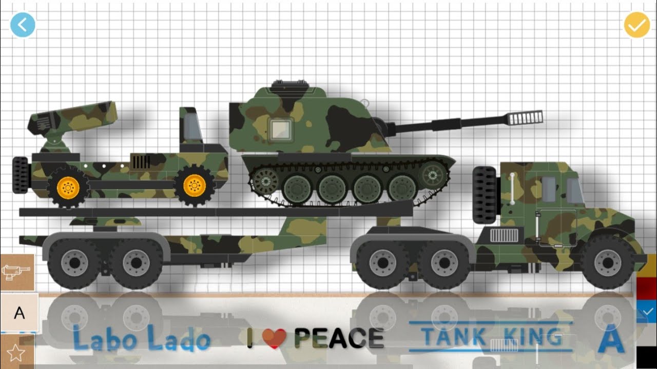 Tank truck - Labo brick tank - labo tank - 161CC