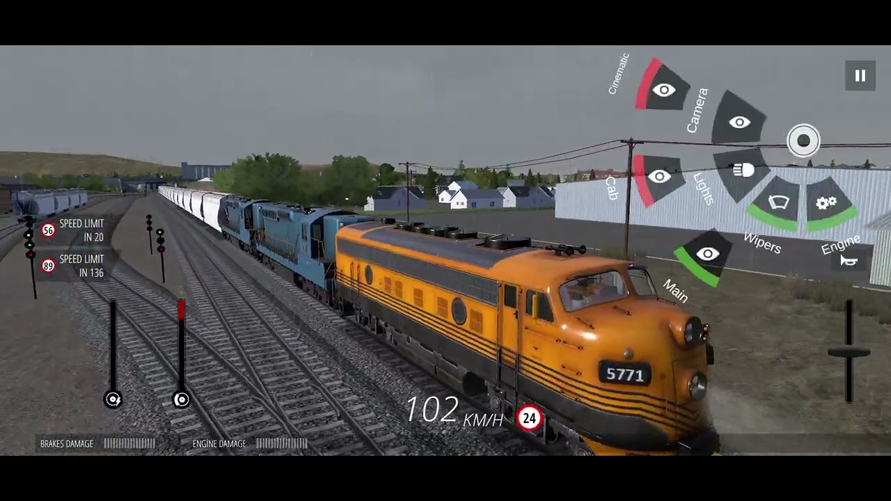 3 Locomotives vs 1500 Tons 🌧️ | Rainy Night to Sunrise Grain Run