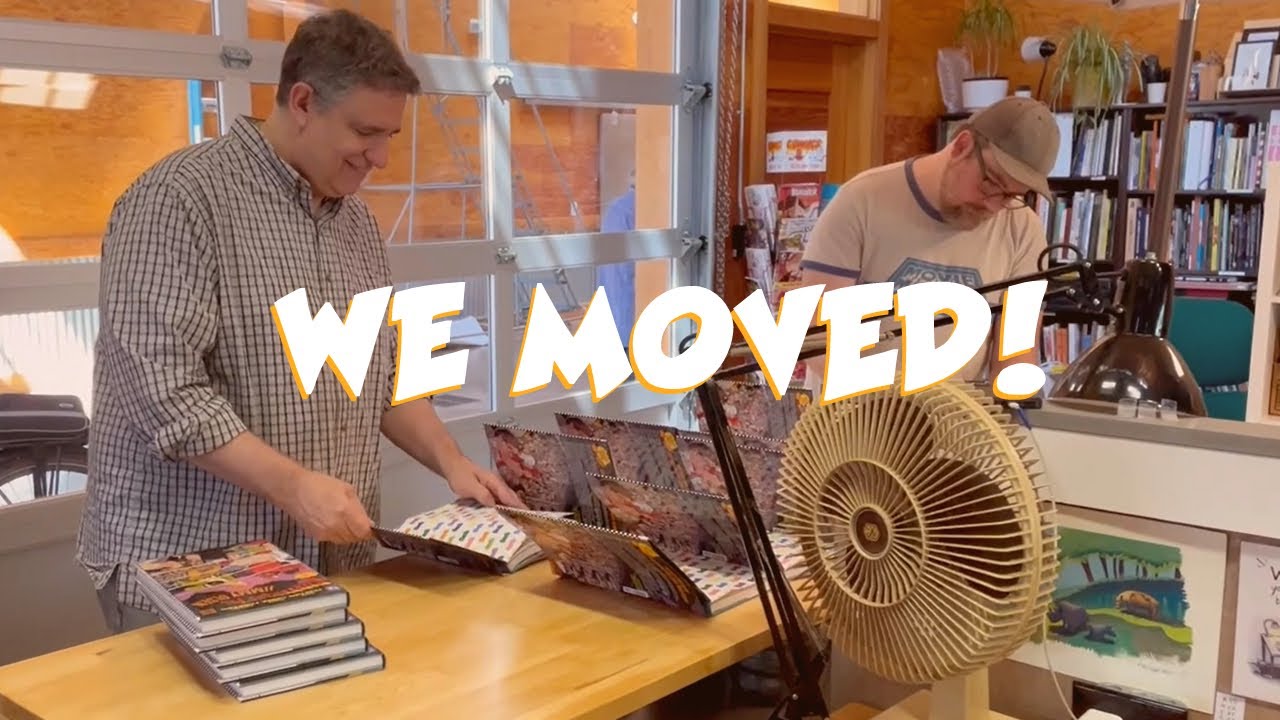 Spend a day with us in our comic book studio!
