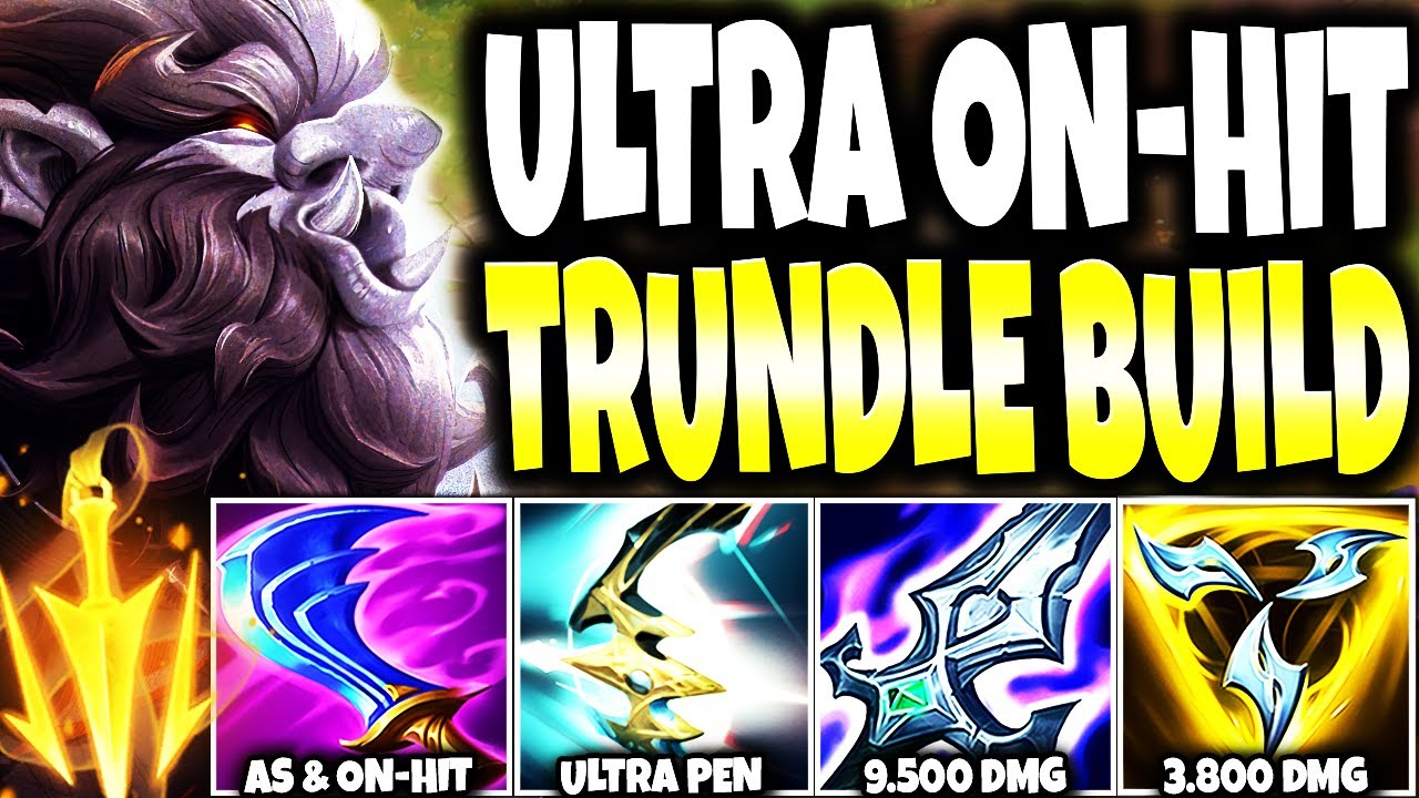 Встречайте сборку Ultra ON-HIT ATTACK SPEED TRUNDLE, которая уничтожит любую цель за 3 секунды.