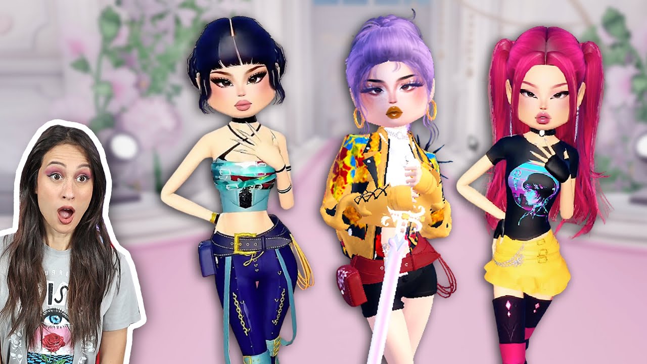 DRESS TO IMPRESS - K-POP DEMON HUNTERS CHALLENGE! || Fan Friday