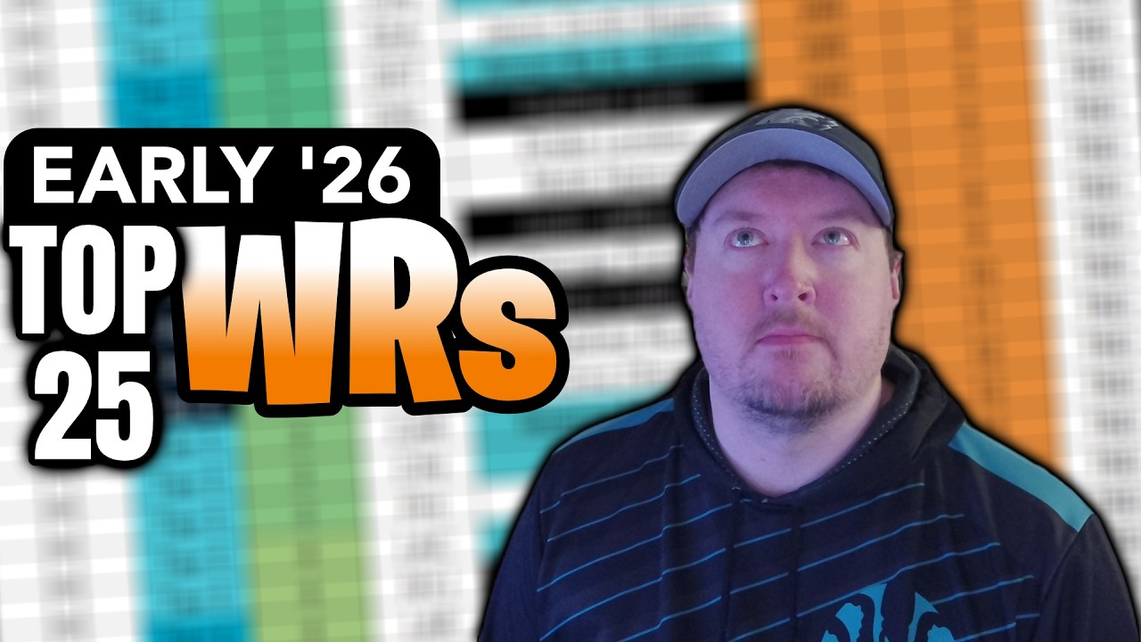 Top 25 WR Rankings for 2026 Fantasy Football (Tiers & Sleepers!)