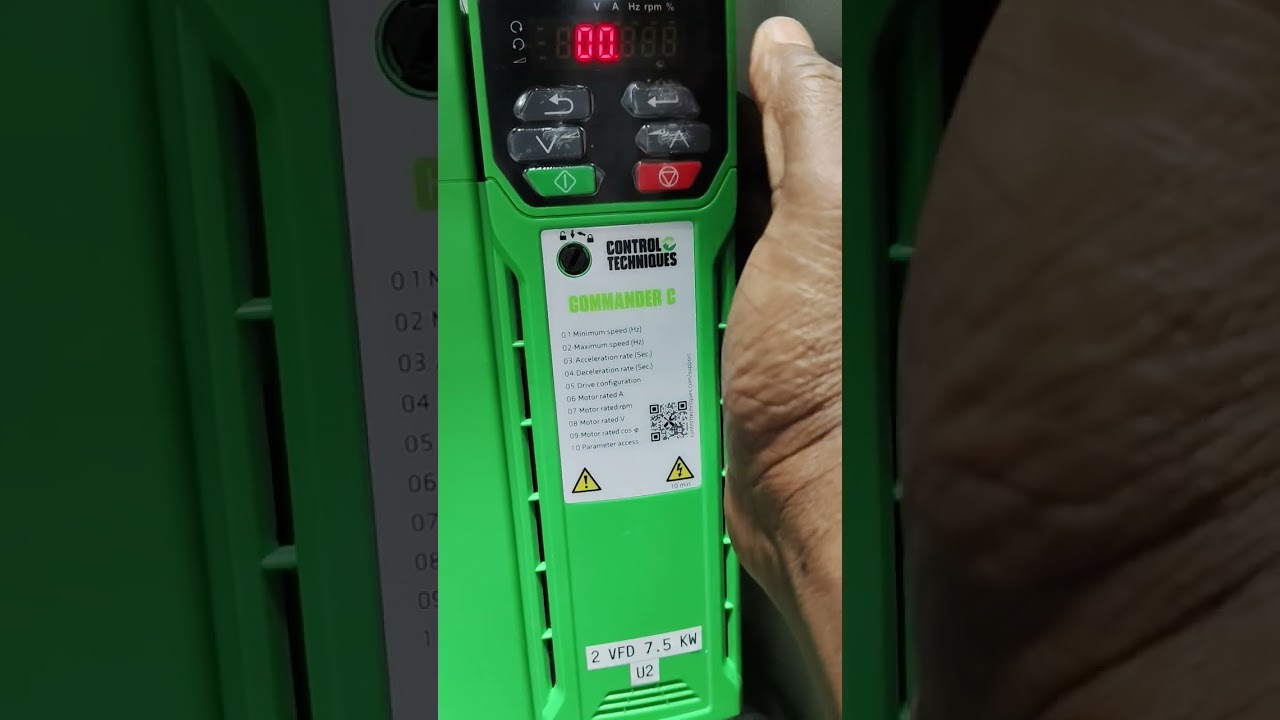 commander c200 / vfd setting