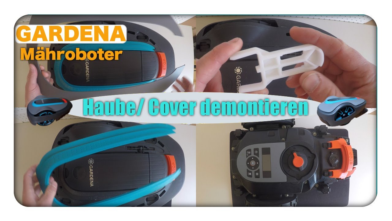 Gardena Sileno City Life Haube Cover demontieren abnehmen