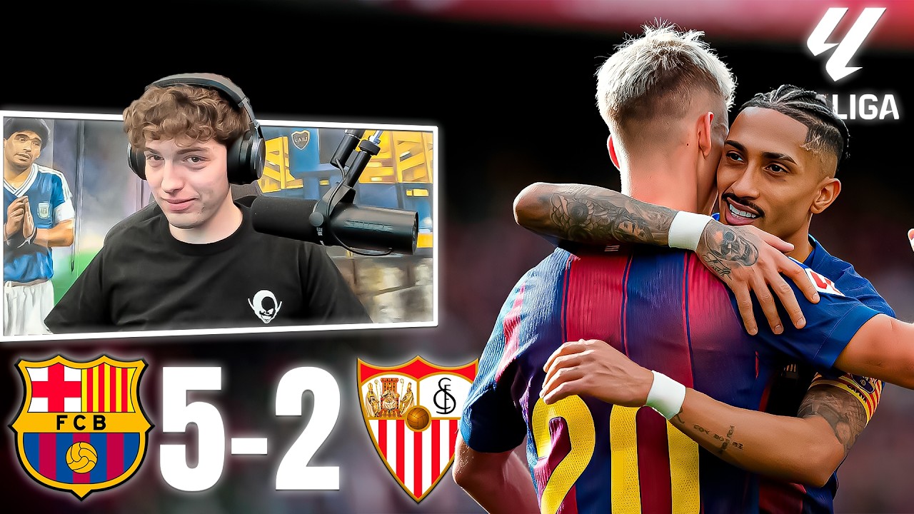 DAVOO XENEIZE REACCIONA FC BARCELONA 5 - 2 SEVILLA | LALIGA 2025/2026