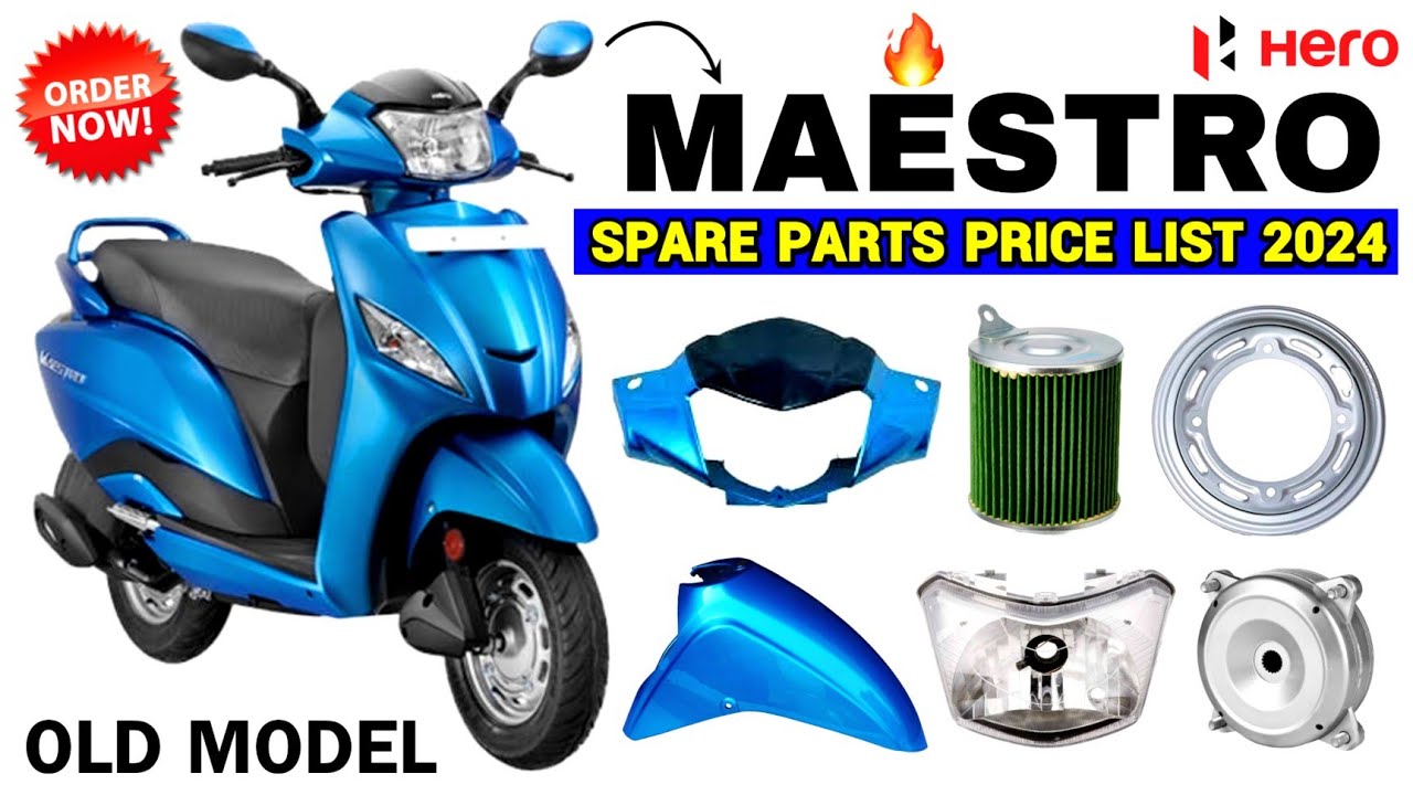 Hero Maestro Old Model Spare Parts Price List 💙 | Online Shopping 🚚🇮🇳 +91 98932 35053