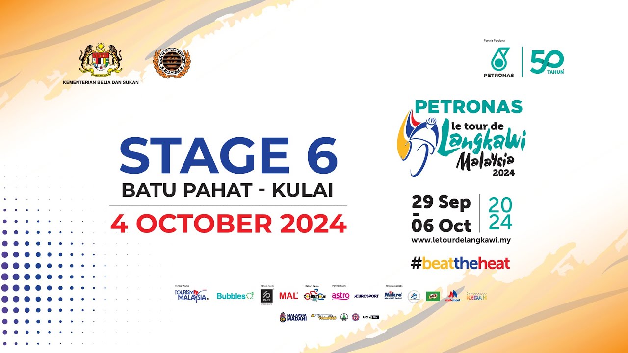 Siaran Langsung | Peringkat 6 | PETRONAS Le Tour de Langkawi 2024 | Ulasan BM