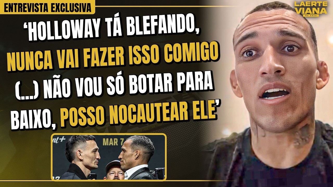 EXCLUSIVO! CHARLES DO BRONXS REBATE CRÍTICAS E REVELA COMO PODE BATER HOLLOWAY PELO CINTURÃO NO UFC