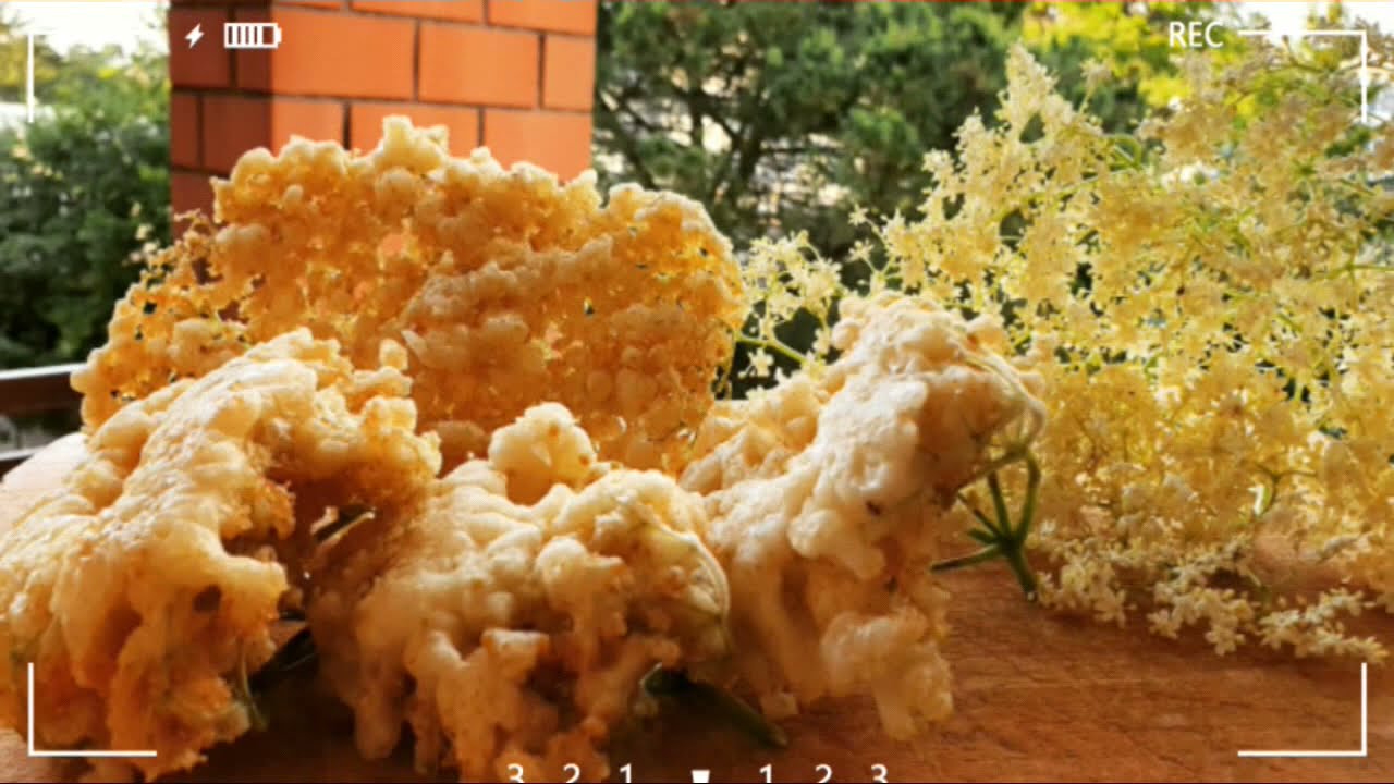 FIORI DI SAMBUCO In Pastella | FIORI DI SAMBUCO Fritti | Frittelle Di SAMBUCO