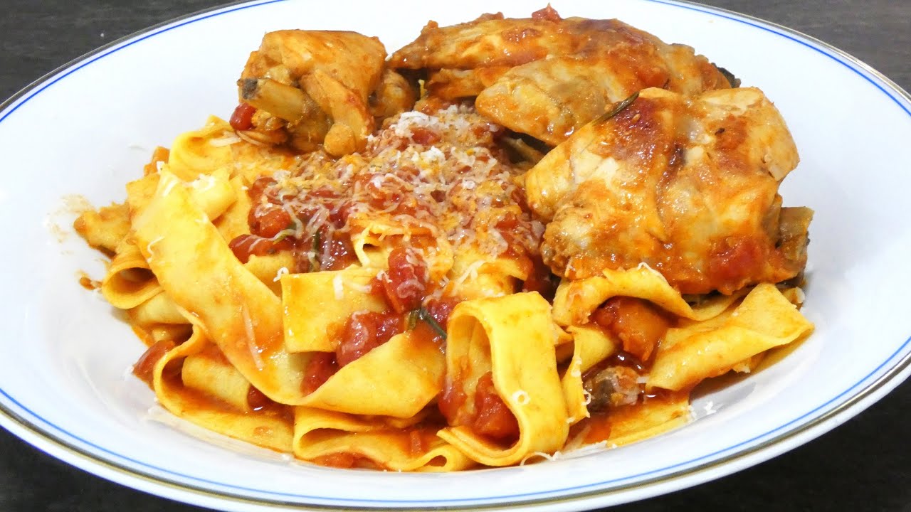 Неаполитанская папарделле с соусом из кролика 😍 Королевское блюдо