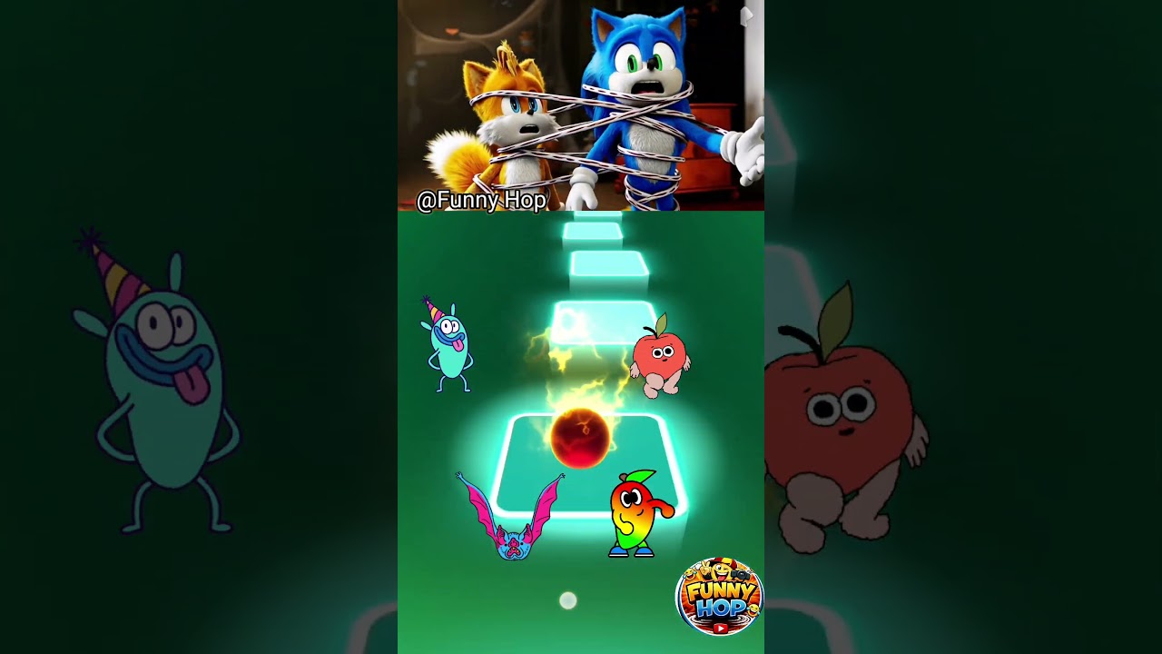Mermaid Sonic proposes to Amy and she says yes Vs Tiles Hop 🎯