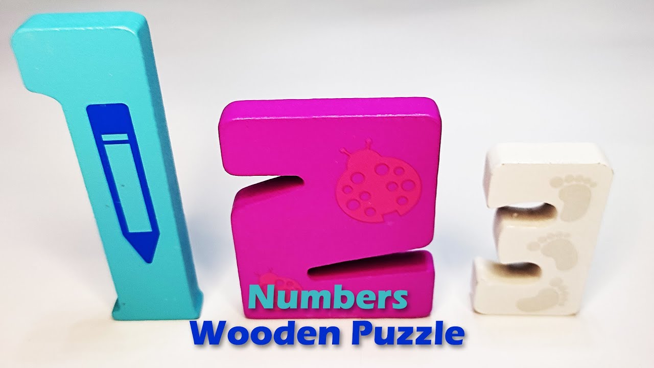 Numbers Square Wooden Puzzle | Baron's Toys TV