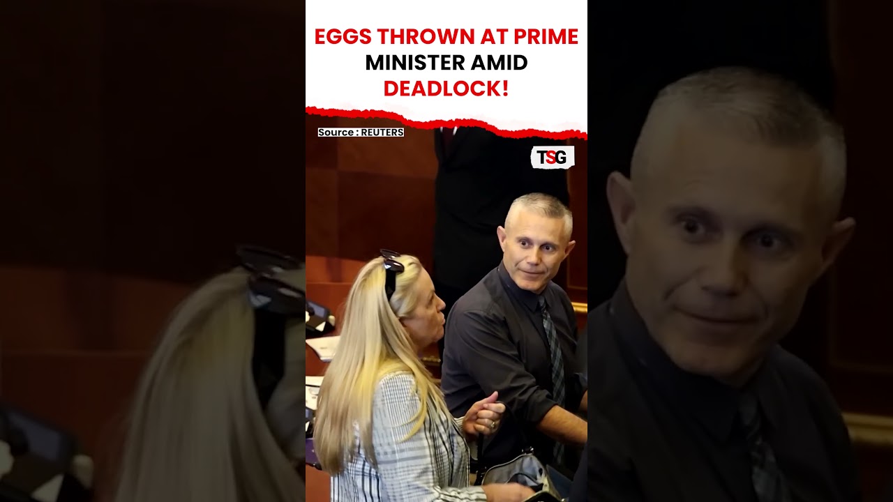 Kosovo Lawmaker Hurls Eggs At PM Amid Political Deadlock #kosovo #shorts