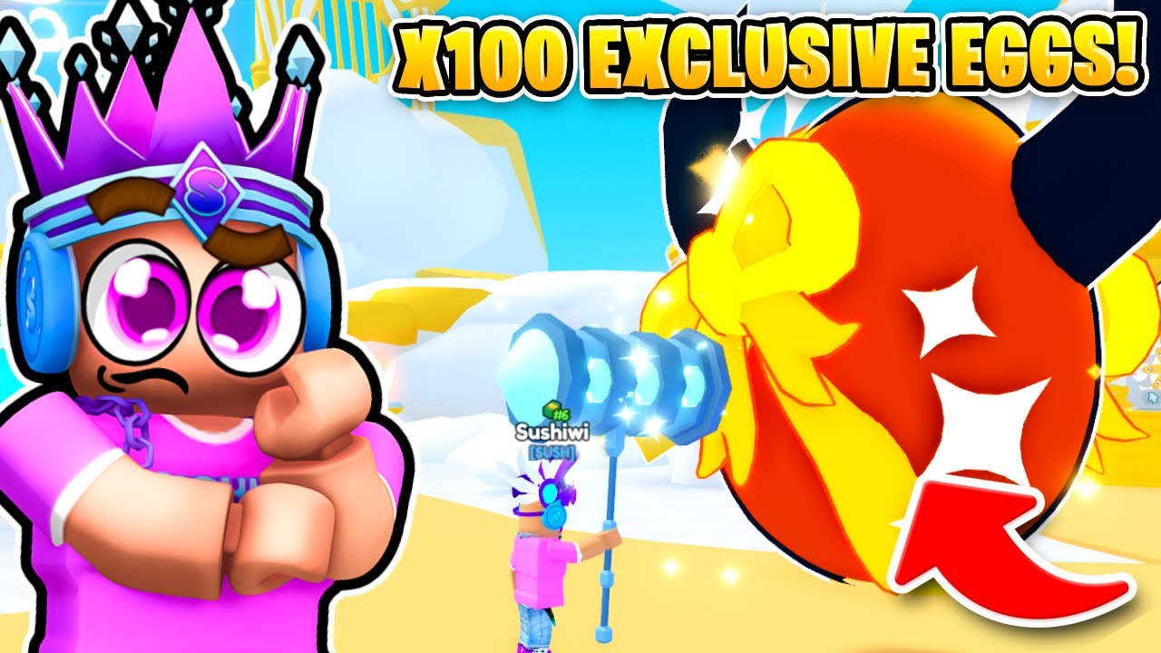 I Hatched X100 EXCLUSIVE HELL EGGS In Roblox Rebirth Champions Ultimate...