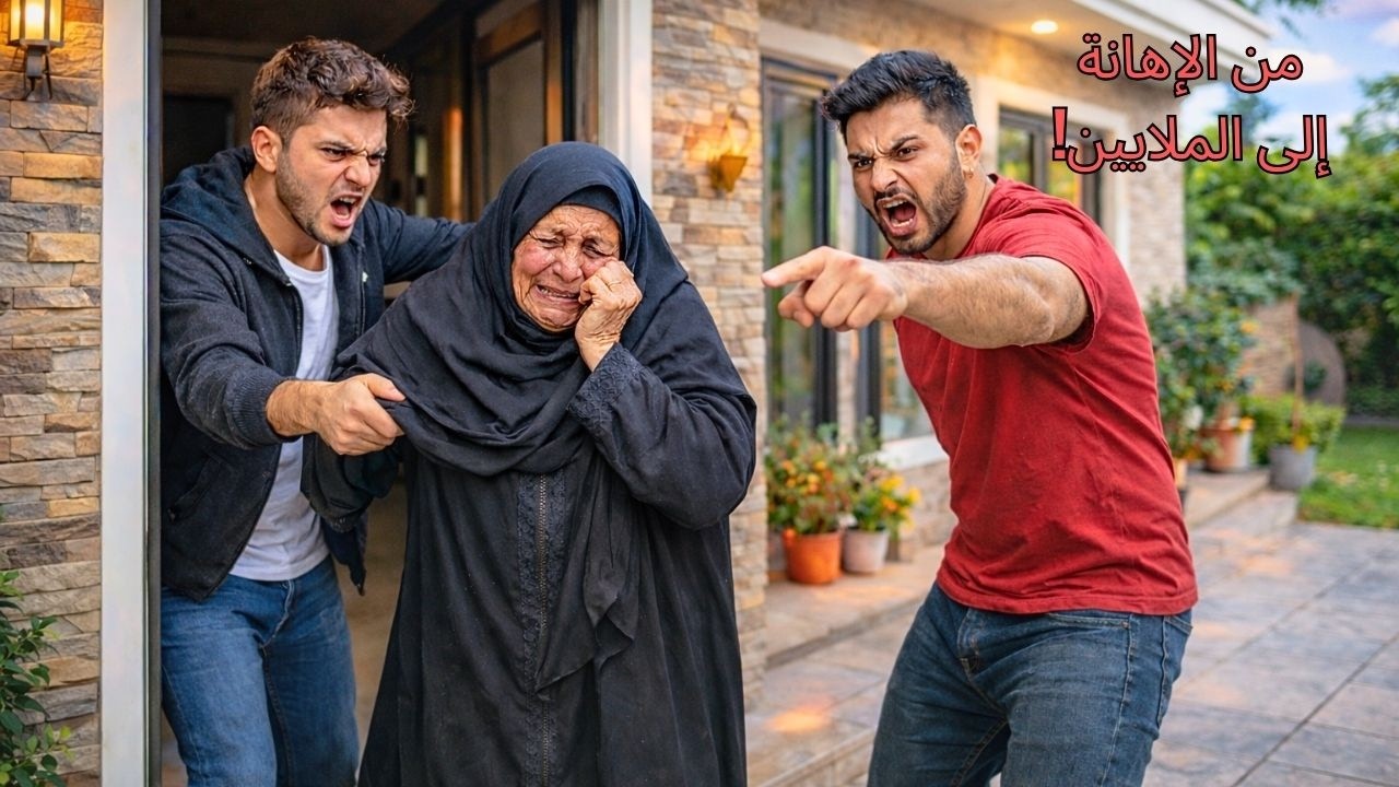 ابنان طردا أمهما لأنها فقيرة… وبعد أيام صُدما عندما أصبحت مليونيرة!