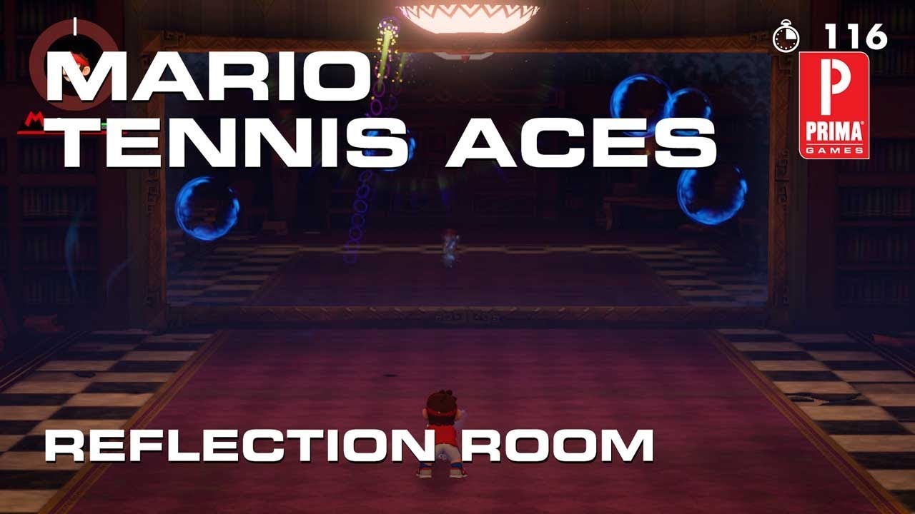 Mario Tennis Aces - Reflection Room Puzzle